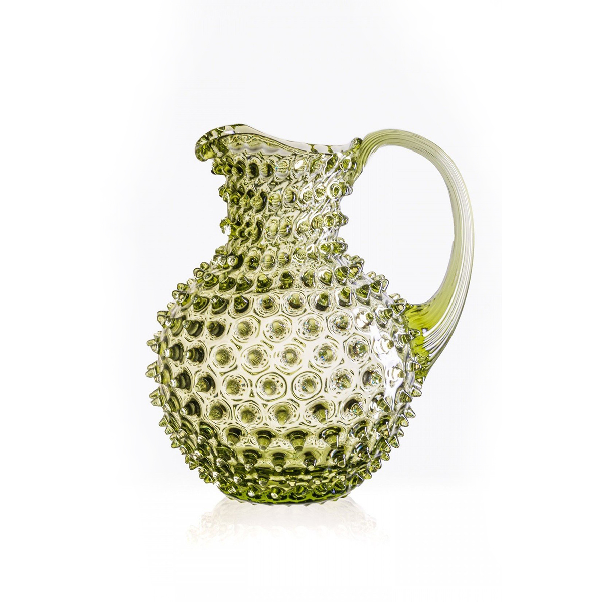 AVL12-1A-Paris Hobnail Jug 2L Olivegreen